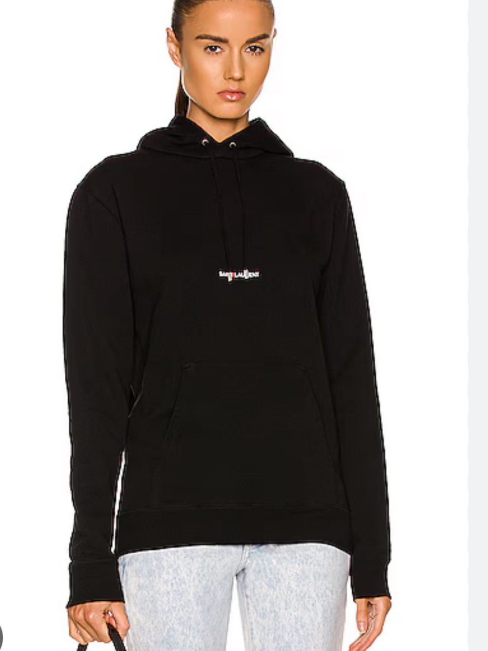 Saint Laurent Logo Print hoodie
